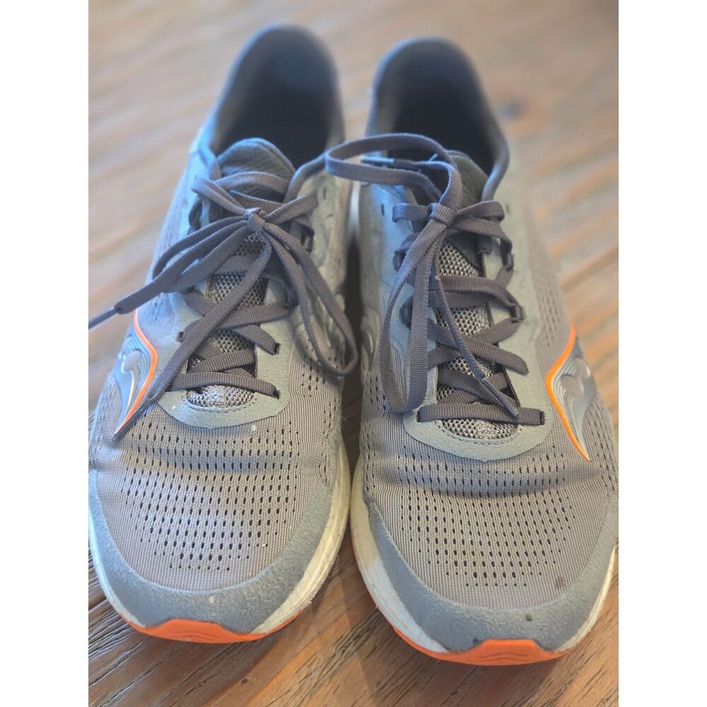 Saucony Freedom 4, Formfit, Size 10 Men, Alloy/Vizi Orange